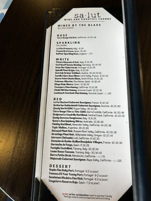 Menu photo 4 Salut Wine and Cocktail Lounge Topeka, KS Menu photo 4 Salut Wine and Cocktail Lounge Topeka, KS