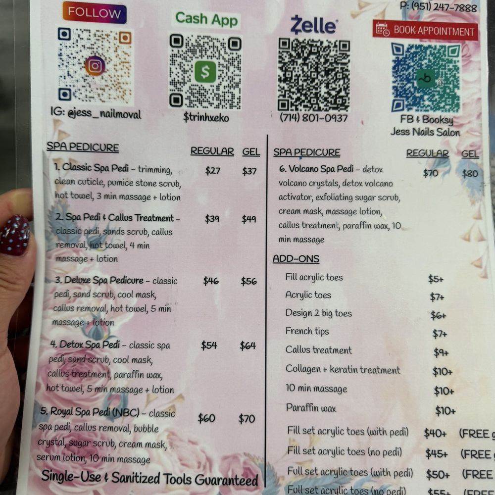Jess Nails Salon - Nail Salons Near Me - Moreno Valley, California Jess Nails Salon - Nail Salons Near Me - Moreno Valley, California