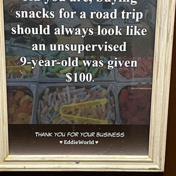EddieWorld - Eddie's proverb #1 Adjusted for inflation that would be $200.  Let's stop printing money folks! - Service Stations Near Me - Yermo, California