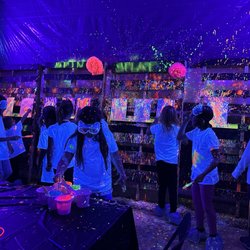 Spin and Splat Art Studio - Good clean fun in the splat room!