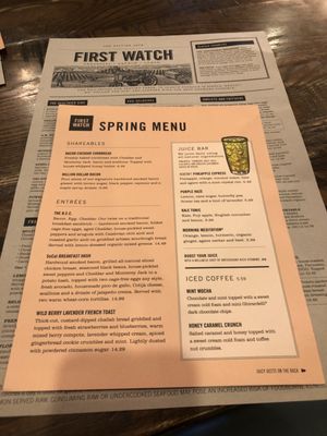 Menu photo 3 First Watch Timonium, MD