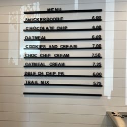 Southport Cookies - Menu