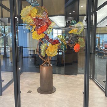 Rancho Mirage Library & Observatory - The glass art on display - Libraries Near Me - Rancho Mirage, California