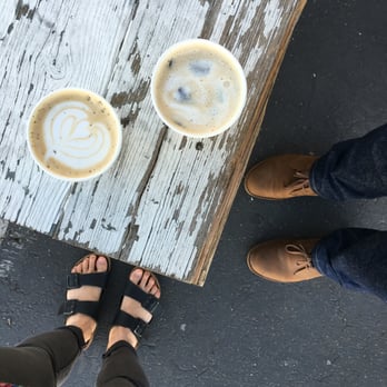 Arcade Coffee Roasters - vanilla latte with half a shot of espresso and Jamestown cold brew - Coffee & Tea Near Me - Riverside, California Arcade Coffee Roasters - vanilla latte with half a shot of espresso and Jamestown cold brew - Coffee & Tea Near Me - Riverside, California