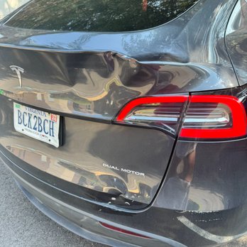 Dent Man - Repaired deck lead on a 2021 Tesla did not replace came out to the customer and did all the work on the spot - Mobile Dent Repair Near Me Dent Man - Repaired deck lead on a 2021 Tesla did not replace came out to the customer and did all the work on the spot - Mobile Dent Repair Near Me