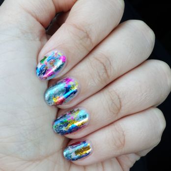 Orlish Nails - Foil design - Nail Salons Near Me - Pembroke Pines, Florida Orlish Nails - Foil design - Nail Salons Near Me - Pembroke Pines, Florida