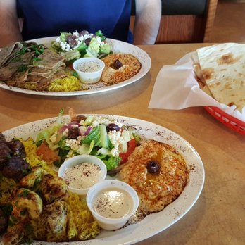 Cedar Mediterranean Grill - Grilled plate and gyro meat plates. Both were good. - Mediterranean Near Me - San Antonio, Texas Cedar Mediterranean Grill - Grilled plate and gyro meat plates. Both were good. - Mediterranean Near Me - San Antonio, Texas