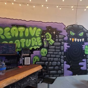 Creative Creature Brewing - a mural of a monster - Breweries Near Me - San Marcos, California Creative Creature Brewing - a mural of a monster - Breweries Near Me - San Marcos, California