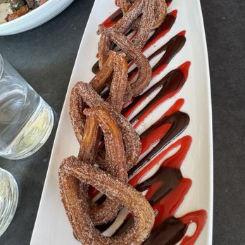 Altisima Winery - Churros delicious (but I prefer no sauces) - Wineries Near Me - Temecula, California
