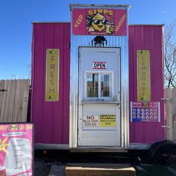 Come check us out! Can't miss our pink trailer at ABQ Food Park!