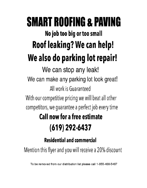 Slide of Smart Roofing & Paving