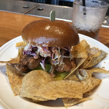 Cindy's Rooftop - Fried chicken sandwich - New American Near Me - Chicago, Illinois Cindy's Rooftop - Fried chicken sandwich - New American Near Me - Chicago, Illinois