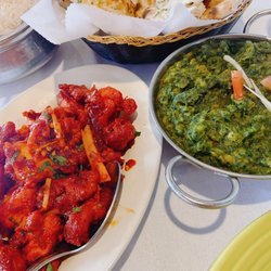 Taste of India - Chicken 65, Garlic Naan, Dal Saag