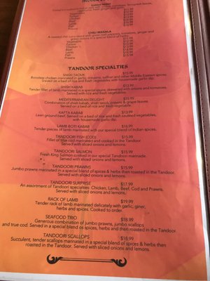 Menu photo 4 Saffron Indian Restaurant Clermont, FL