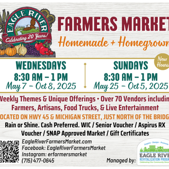 Eagle River Farmers Market - Farmers Market Near Me - Eagle River, Wisconsin