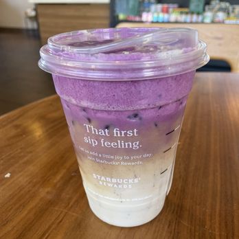 Starbucks - Iced Ube Coconut Macchiato - Coffee & Tea Near Me - Stockton, California Starbucks - Iced Ube Coconut Macchiato - Coffee & Tea Near Me - Stockton, California