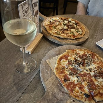 Kork Sips & Snacks - Mushroom pepperoni flatbread pizza - Wine Bars Near Me - Fair Oaks, California Kork Sips & Snacks - Mushroom pepperoni flatbread pizza - Wine Bars Near Me - Fair Oaks, California