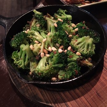 Kiraku - Broccoli and anchovies with pine nuts - Tapas/Small Plates Near Me - Berkeley, California