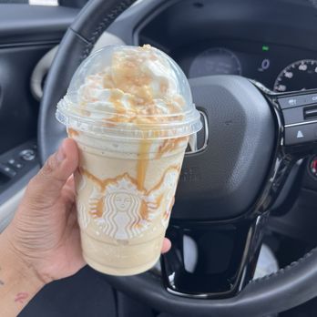 Starbucks - Caramel Ribbon Crunch Frappuccino Blended Beverage - Coffee & Tea Near Me - Homestead, Florida