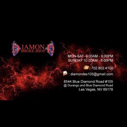 Diamond Smoke Shop - Hours of Operation