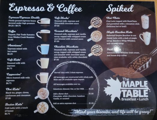 Menu photo 6 The Maple Table Racine, WI