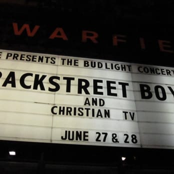 The Warfield - BSB concert (June '10) - Music Venues Near Me - San Francisco, California The Warfield - BSB concert (June '10) - Music Venues Near Me - San Francisco, California
