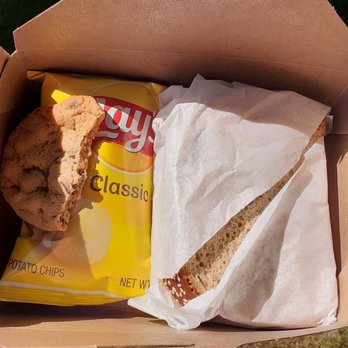Fish Creek Market - We chose chips and a cookie to go with our sandwich. The cookie broke during our walk to our destination. We did receive a whole cookie! - Grocery Near Me - Fish Creek, Wisconsin Fish Creek Market - We chose chips and a cookie to go with our sandwich. The cookie broke during our walk to our destination. We did receive a whole cookie! - Grocery Near Me - Fish Creek, Wisconsin