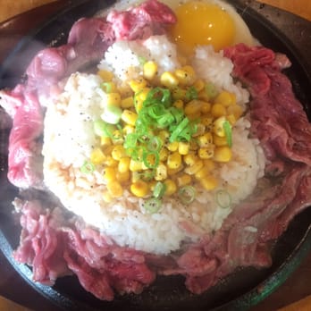 Pepper Lunch USA - Number 1 with added fried egg - Teppanyaki Near Me - Milpitas, California