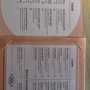 Pinky Swear - Menu - Cocktail Bars Near Me - Rogers, Arkansas Pinky Swear - Menu - Cocktail Bars Near Me - Rogers, Arkansas