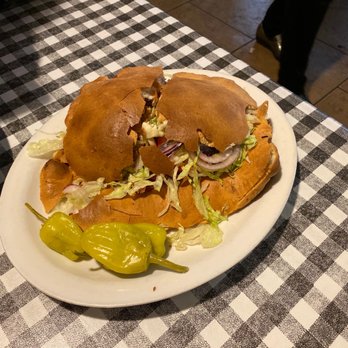 Maggio's Pizza - Hot stuffed pastrami sandwich - Pizza Near Me - Big Bear Lake, California Maggio's Pizza - Hot stuffed pastrami sandwich - Pizza Near Me - Big Bear Lake, California