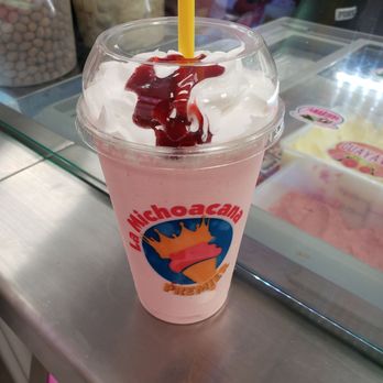 La Michoacana Y Bionicos - Cheesecake milkshake - Ice Cream & Frozen Yogurt Near Me - Lompoc, California