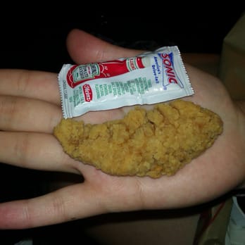 Sonic Drive-In - My chicken tender that was almost a dollar a piece. - Burgers Near Me - Hayward, California Sonic Drive-In - My chicken tender that was almost a dollar a piece. - Burgers Near Me - Hayward, California