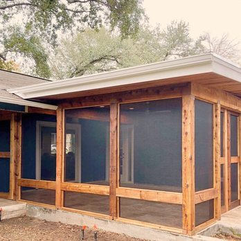 C&H Design - AFTER Allandale exterior patio - Interior Design Near Me