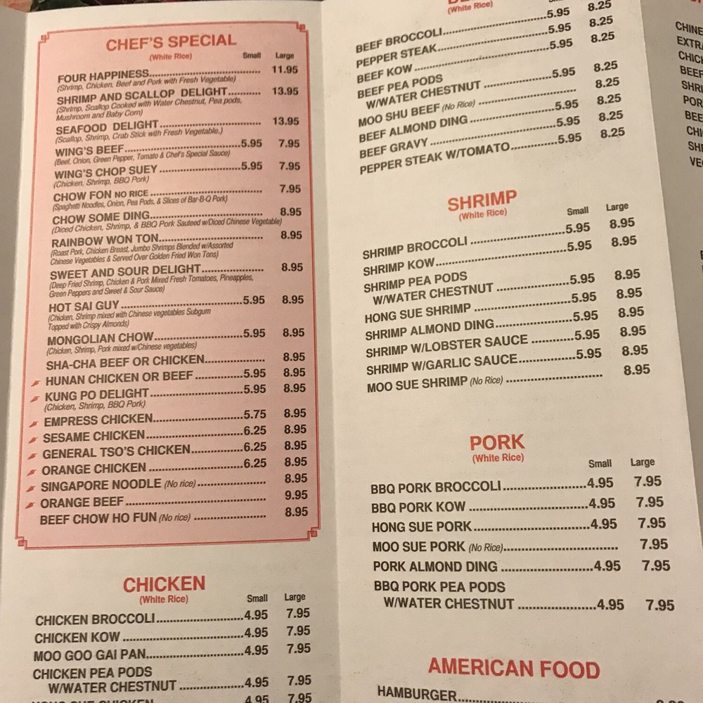 Wings Chinese Food - menu and prices - Chinese Near Me - Hammond, Indiana Wings Chinese Food - menu and prices - Chinese Near Me - Hammond, Indiana
