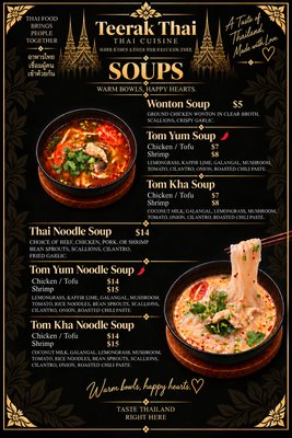 Menu photo 6 Teerak Thai Resturant Indiana, PA Menu photo 6 Teerak Thai Resturant Indiana, PA