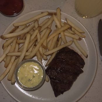 The Drexel - Skirt steak with French fries from on the Miami spice menu - Mediterranean Near Me - Miami Beach, Florida