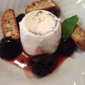 Ask For Luigi - Panna cotta with dates and biscotti - Italian Near Me - Vancouver, British Columbia