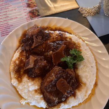 Dunns River Island Cafe - Oxtail and grits - Caribbean Near Me - Tampa, Florida