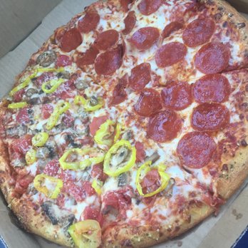 Domino's Pizza - Half veggie and half pepperoni - Pizza Near Me - Macclenny, Florida Domino's Pizza - Half veggie and half pepperoni - Pizza Near Me - Macclenny, Florida
