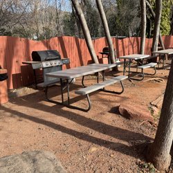 Rainbow Trout Farm - Grills and Benches