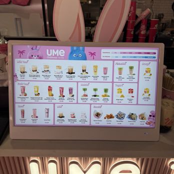 Ume Tea - Menu - Bubble Tea Near Me - San Ramon, California