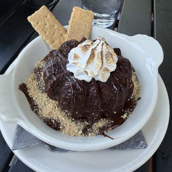 Blue Water - Chocolate S'Mores Bundt Cake - Seafood Near Me - Grand Rapids, Michigan
