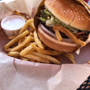 Nice Burger - Vegan Burger and fries - Burgers Near Me - Santa Ana, California