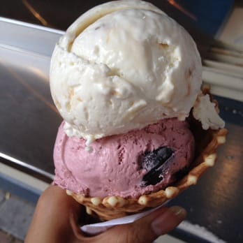 Lapp Valley Farms Ice Cream - Heaven on earth: butter brickle on top and black cherry on the bottom. - Ice Cream & Frozen Yogurt Near Me - Intercourse, Pennsylvania Lapp Valley Farms Ice Cream - Heaven on earth: butter brickle on top and black cherry on the bottom. - Ice Cream & Frozen Yogurt Near Me - Intercourse, Pennsylvania