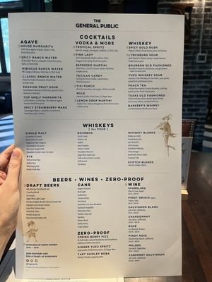 Menu photo 7 The General Public Houston, TX Menu photo 7 The General Public Houston, TX