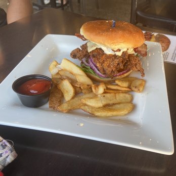 The Rail - Chicken sandwich. - Burgers Near Me - Strongsville, Ohio The Rail - Chicken sandwich. - Burgers Near Me - Strongsville, Ohio