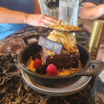 Wolf by Vanderpump at Caesars Republic Scottsdale - Housemade Chocolate Brownie - Cocktail Bars Near Me - Scottsdale, Arizona
