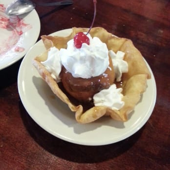 Fernando's Mexican Grill - Fried ice cream for dessert. We had strawberry & caramel. - Mexican Near Me - Kahului, Hawaii Fernando's Mexican Grill - Fried ice cream for dessert. We had strawberry & caramel. - Mexican Near Me - Kahului, Hawaii