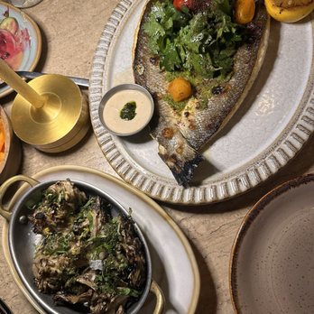 Abbalé - Branzino and mushrooms - Mediterranean Near Me - Aventura, Florida Abbalé - Branzino and mushrooms - Mediterranean Near Me - Aventura, Florida