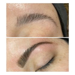Curls, Swirls & Beautiful Girls - Brow tint after brow lamination